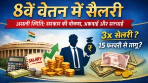 8वें वेतन में सैलरी: सरकार की घोषणा
