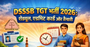 DSSSB TGT भर्ती 2026: शेड्यूल, एडमिट कार्ड और तैयारी